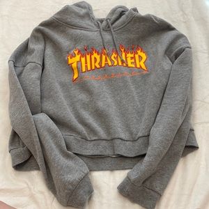 COPY - Thrasher crop sweatshirt